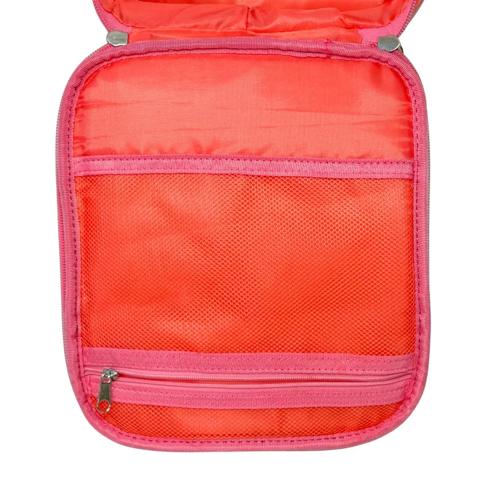 Simply Southern Insulated Lunchbox Pink White Scallop Shells Quilted 9